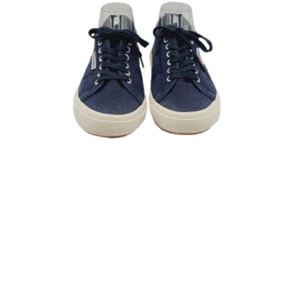 Superga Classic Canvas Sneakers Unisex Navy Blue Women's Size 10 Men's size 8.5 - Picture 3 of 12
